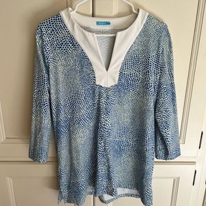 J McLaughlin 3/4 Sleeve Tunic